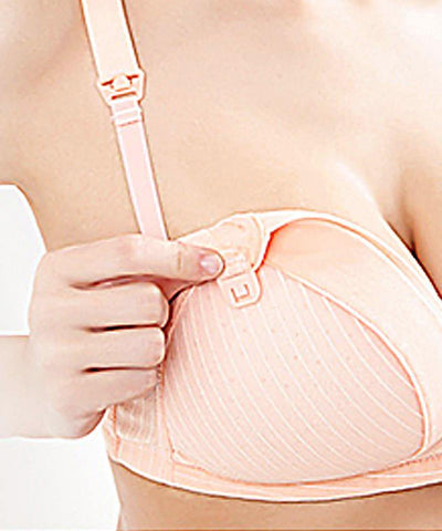 iLoveSIA 2-Pack Nursing Bra Front Button/Clip Open Maternity Underwear - iLoveSIA