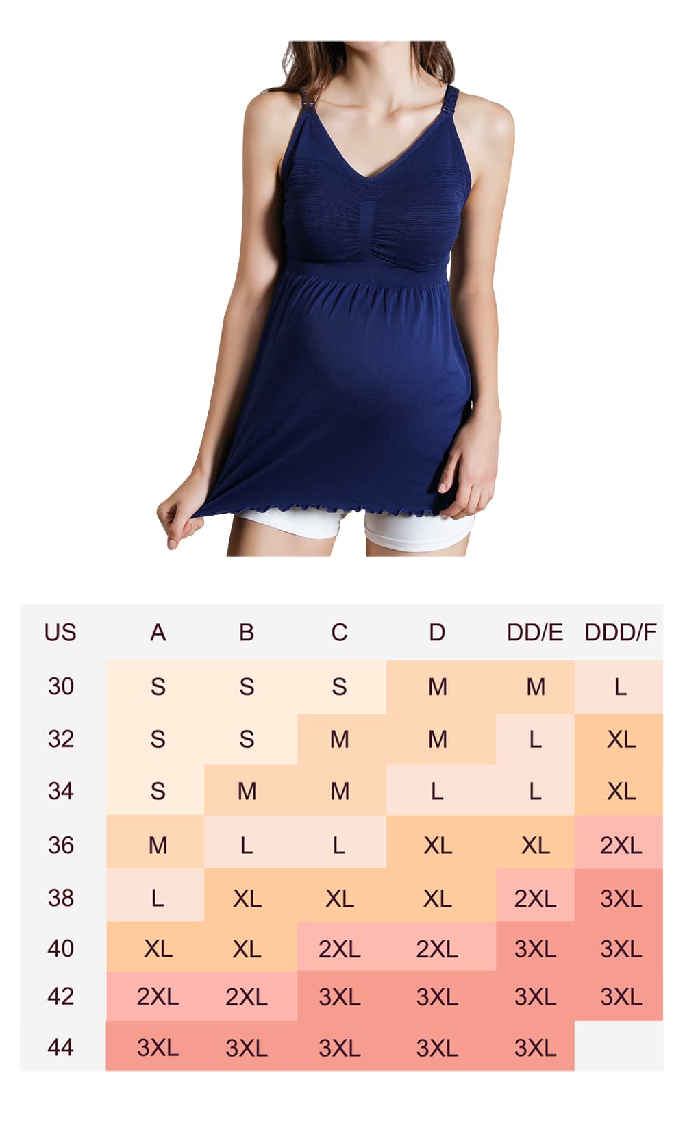 iLoveSIA Seamless Nursing Tank Tops Maternity Build-in Bra