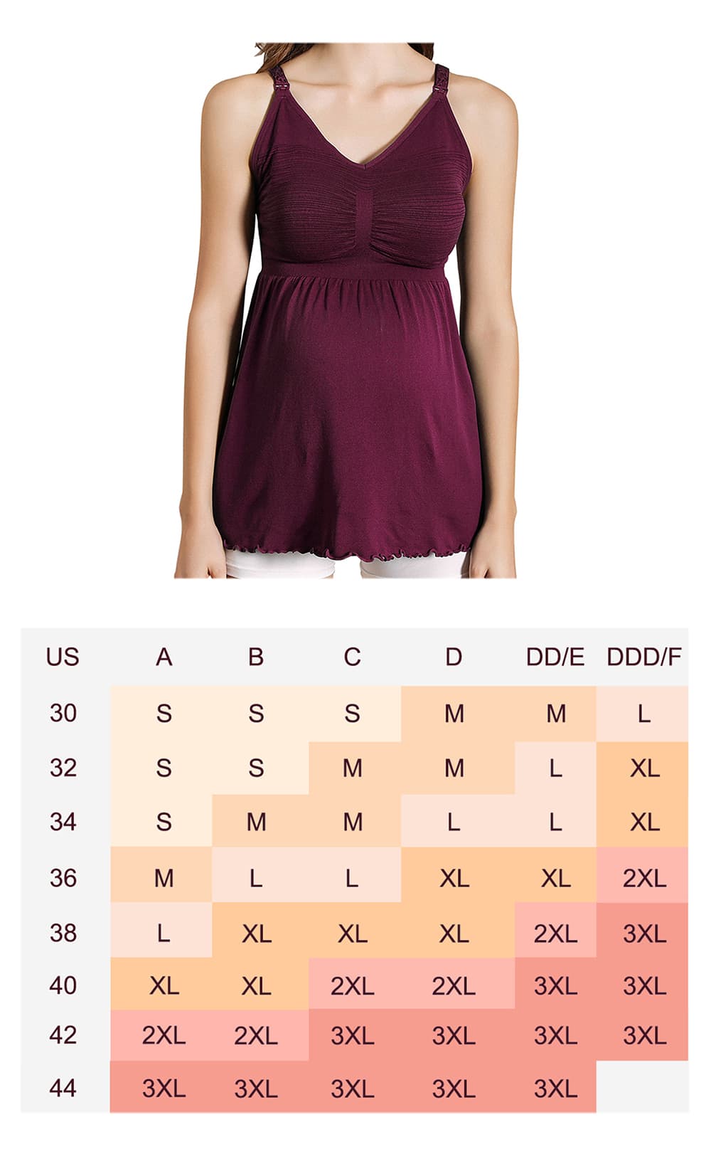 iLoveSIA Seamless Nursing Tank Tops Maternity Build-in Bra