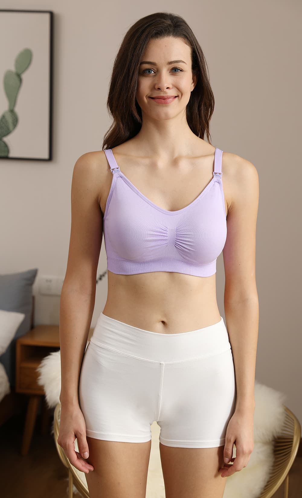 iLoveSIA Soft Cup Padded Nursing Bra