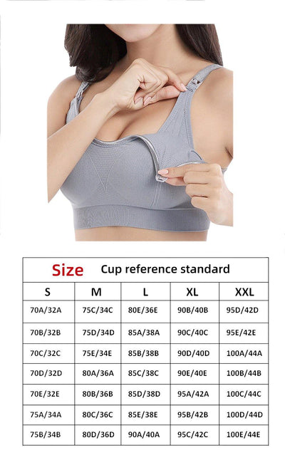 iLoveSIA Front Buckle Non-wire Nursing Bra - iLoveSIA