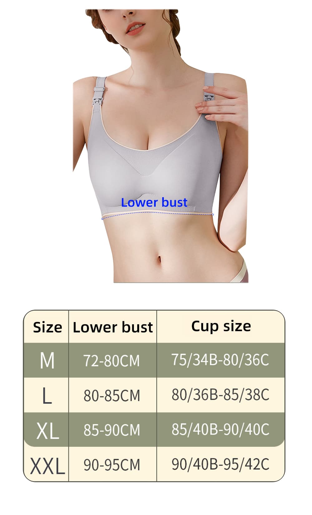 iLoveSIA Non-marking Stretch Nursing Bra