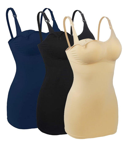 iLoveSIA 3PCS XS-XL Women's Nursing comfort Cami Maternity Tank Tops - iLoveSIA