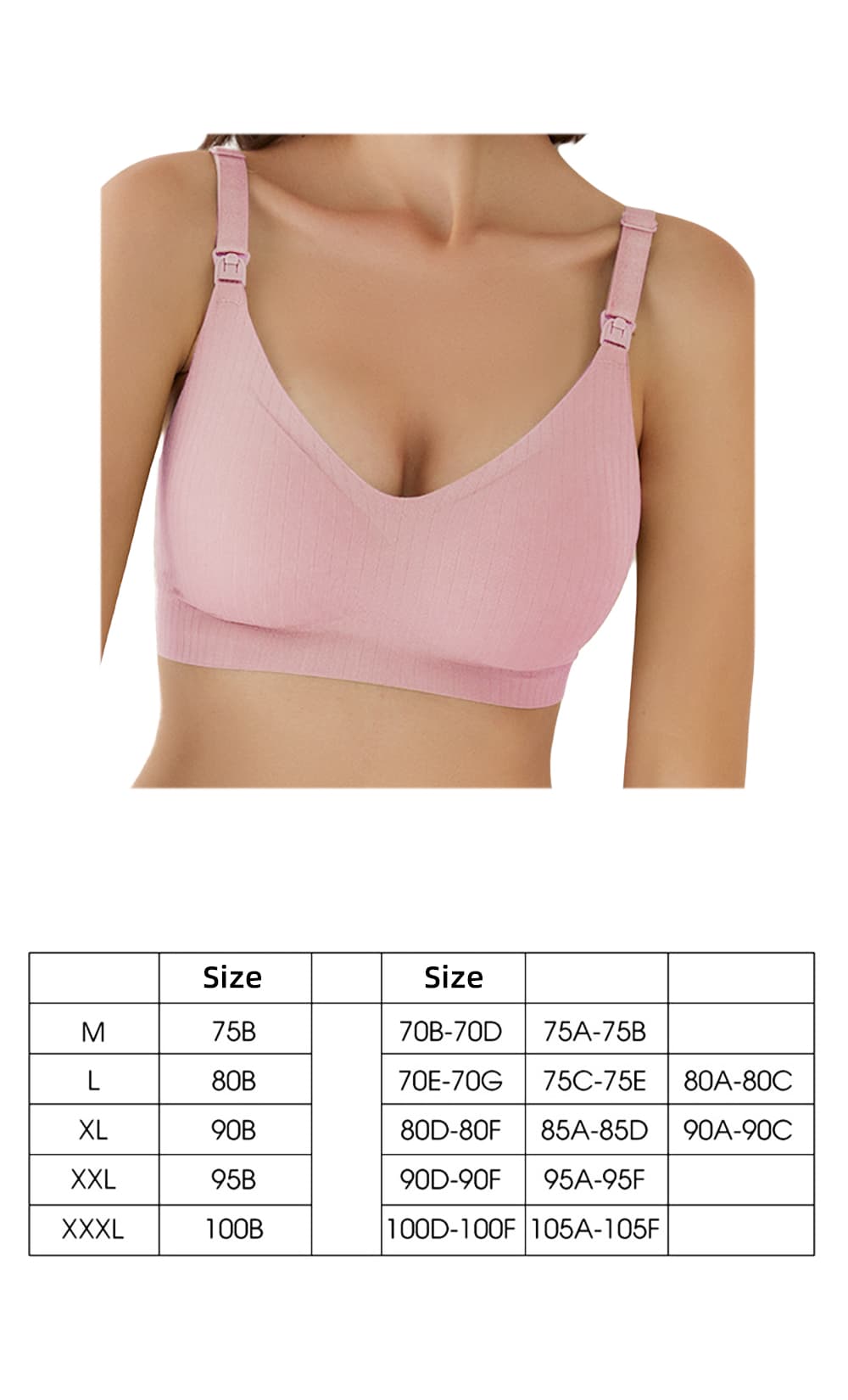 iLoveSIA Gathering Anti-sagging Nursing Bra