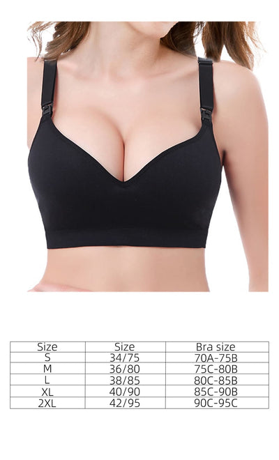 iLoveSIA Elastic Seamless Nursing Bra