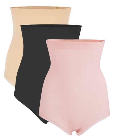 iLoveSIA 3Pack Women’s High Waist Seamless Control Panties SIZE M - iLoveSIA