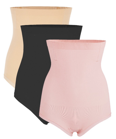 iLoveSIA Hi-Waist Tummy Control Knickers Seamless Waist Cincher Shapewear for Women - iLoveSIA