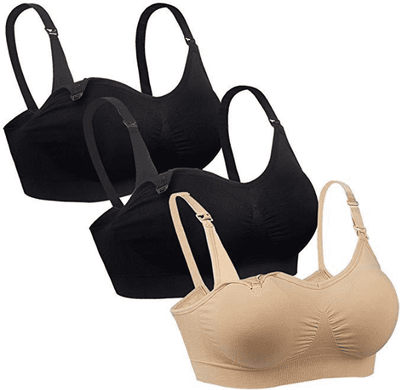 iLoveSIA 3PACK Seamless Convertible Clip Down Maternity and Nursing Bra - iLoveSIA