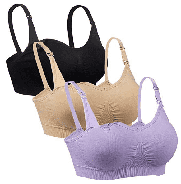 iLoveSIA 3PACK Seamless Convertible Clip Down Maternity and Nursing Bra - iLoveSIA