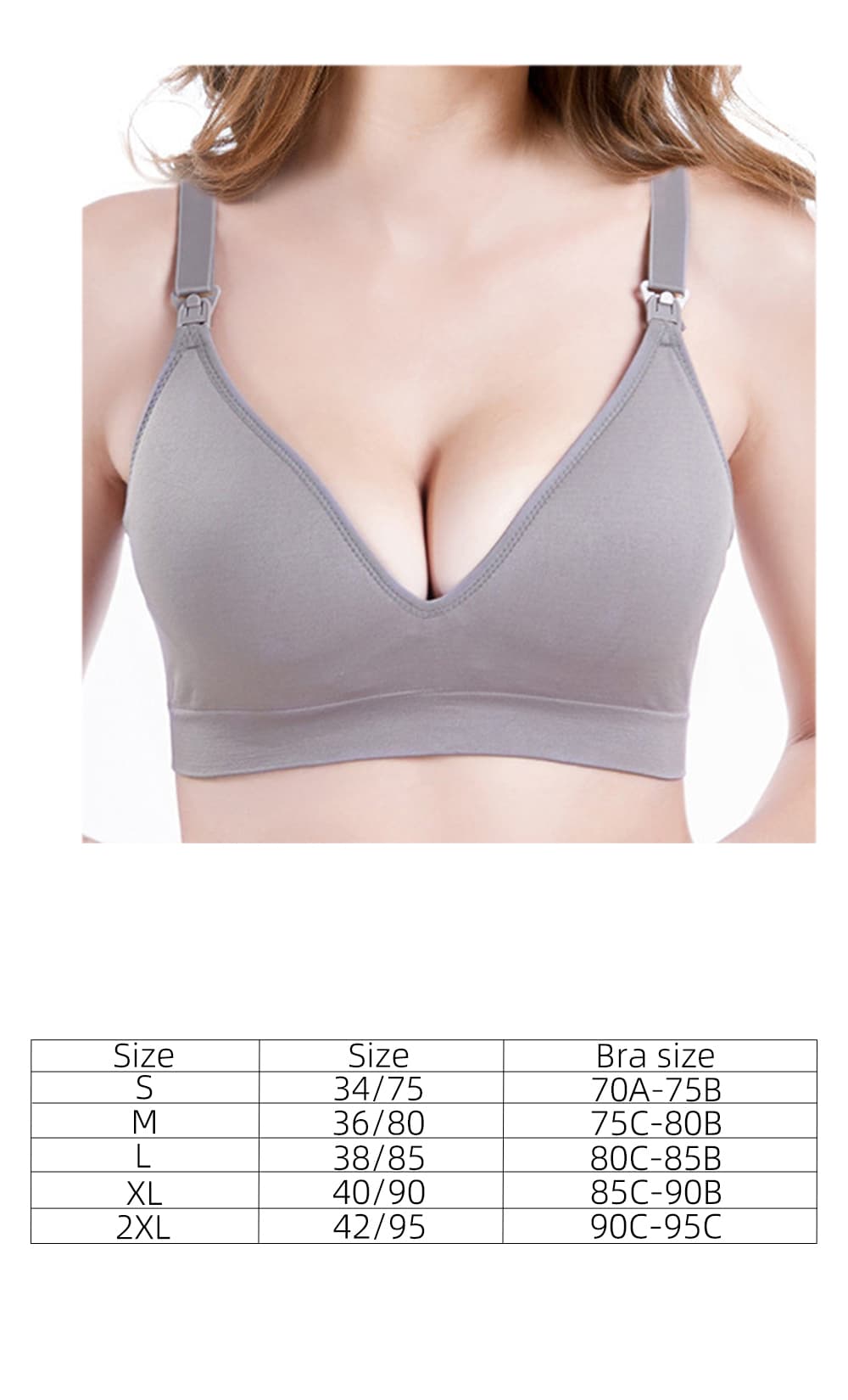 iLoveSIA Elastic Seamless Nursing Bra