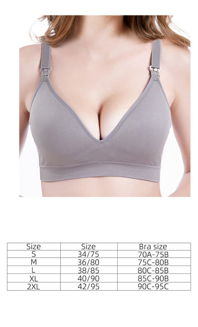 iLoveSIA Elastic Seamless Nursing Bra