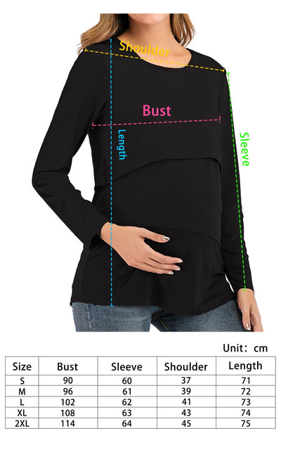 iLoveSIA Long-Sleeved Nursing Top