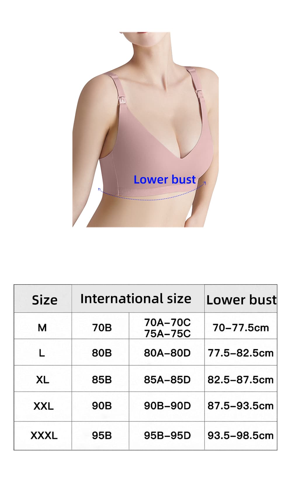 iLoveSIA One Piece Non-marking Nursing Bra