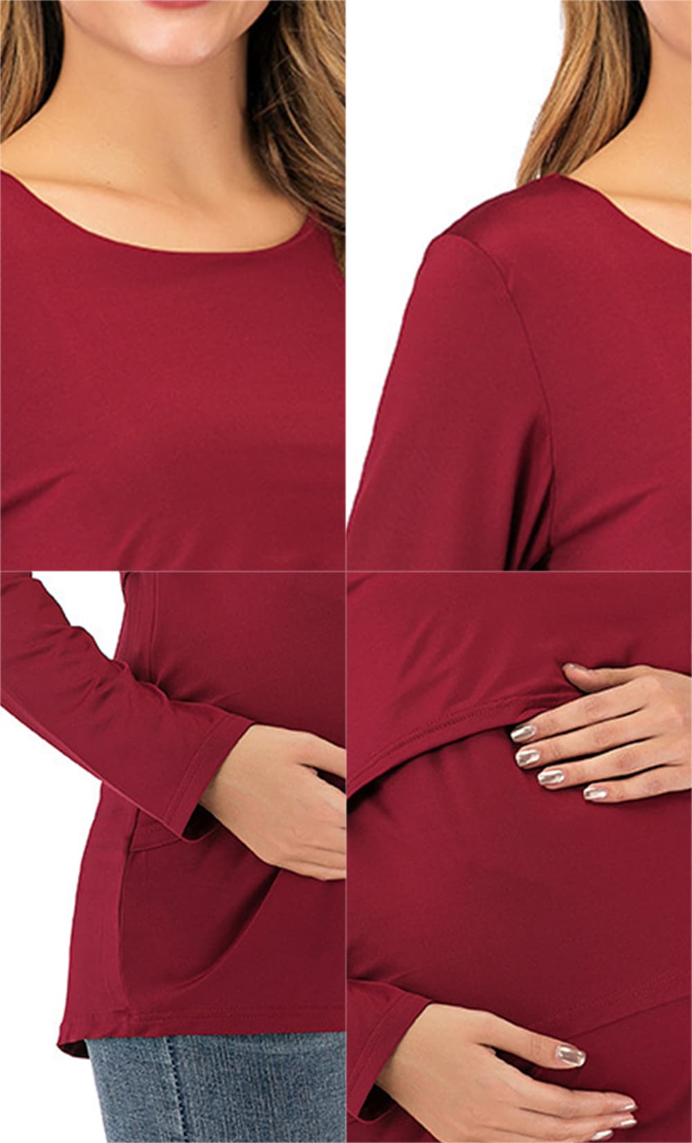 iLoveSIA Long-Sleeved Nursing Top