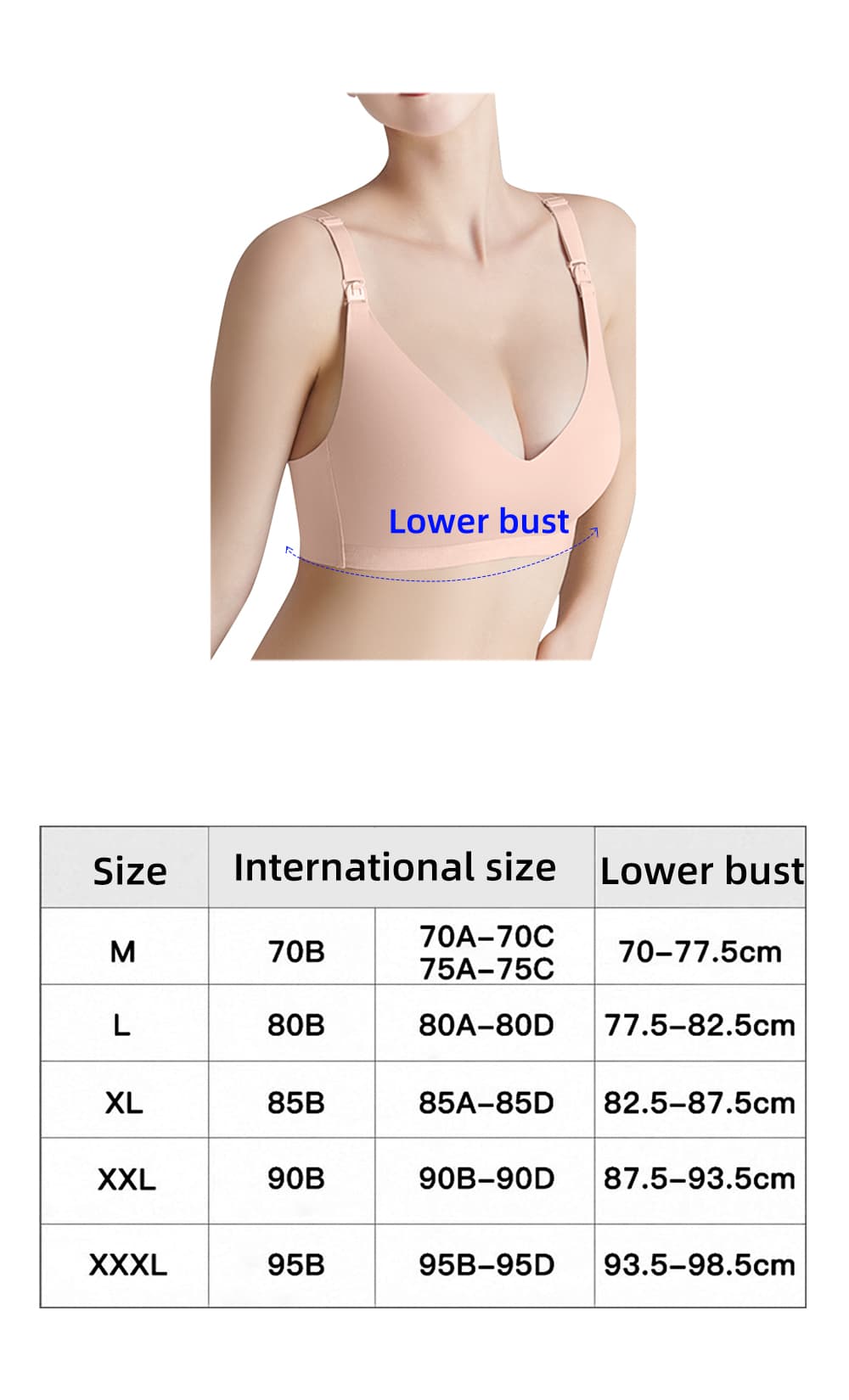 iLoveSIA One Piece Non-marking Nursing Bra