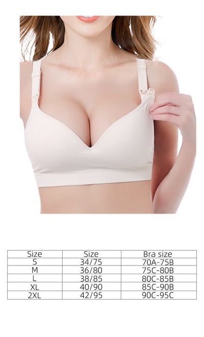 iLoveSIA Elastic Seamless Nursing Bra