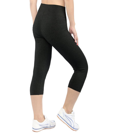 iLoveSIA 2-Pack Women's 3/4 Yoga Leggings Cotton Workout Pants - iLoveSIA