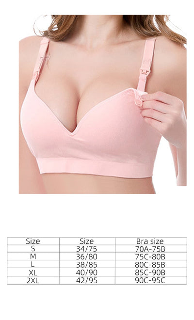 iLoveSIA Elastic Seamless Nursing Bra