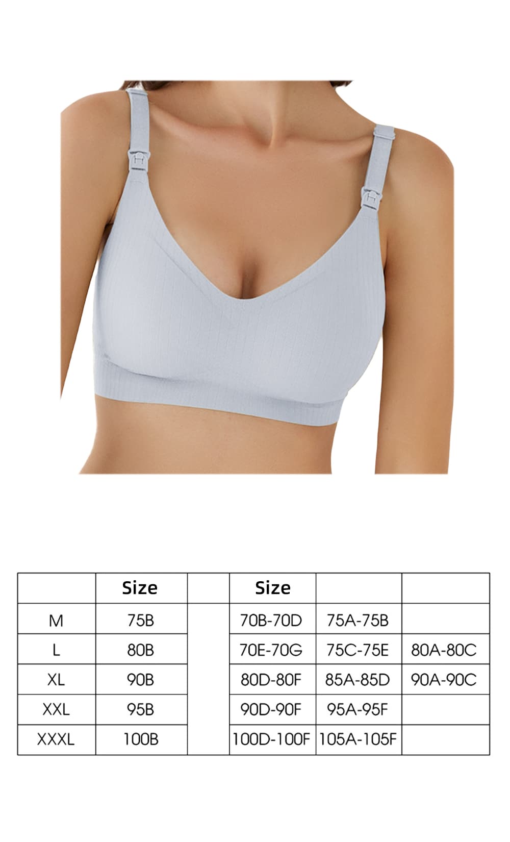 iLoveSIA Gathering Anti-sagging Nursing Bra