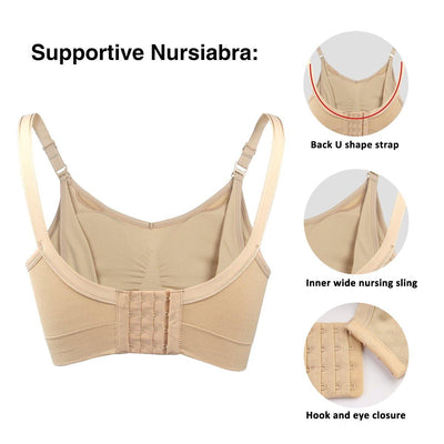 iLoveSIA 3PACK Support Low Impact Nursing and Maternity Sports Bra - iLoveSIA