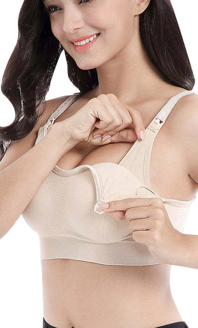 iLoveSIA Front Buckle Non-wire Nursing Bra - iLoveSIA