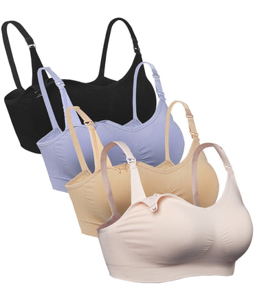 iloveSIA multi-piece Womens Full Bust Nursing Bra Seamless Maternity Bra