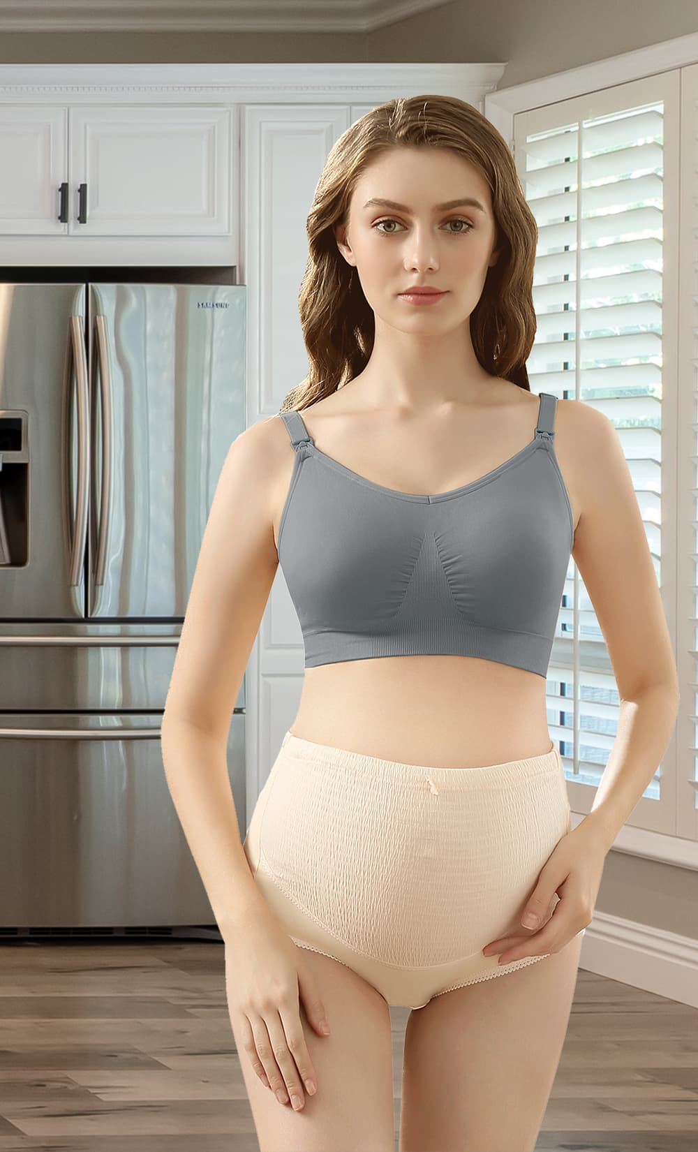 Nursing Bras Shapewear Woman's Large Size Comfortable Breathable