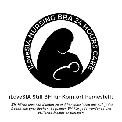 iLoveSIA Bequemer Still BH ohne Bügel für Stillen und Schwangerschaft - iLoveSIA