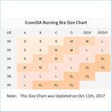 iLoveSIA 3-Pack Wire Free Nursing Bra Breathable Maternity Underwear, 7076-3p - iLoveSIA