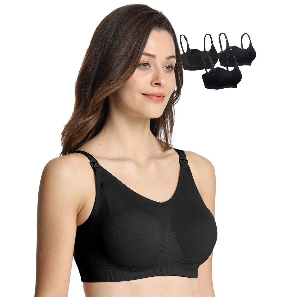 iLoveSIA 3PACK Support Low Impact Nursing and Maternity Sports Bra - iLoveSIA