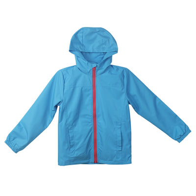 iloveSIA Boy’s Waterproof Jacket Lightweight Hooded Active Windbreak - iLoveSIA